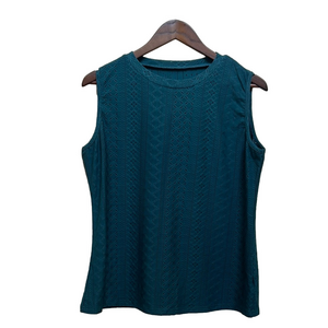 🌼 5/$25 Sale 🌼 Cupshe Teal Scoop Neck Sleeveless Eyelet Design Tank Top